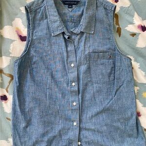 Tommy Hilfiger Blue Denim Top